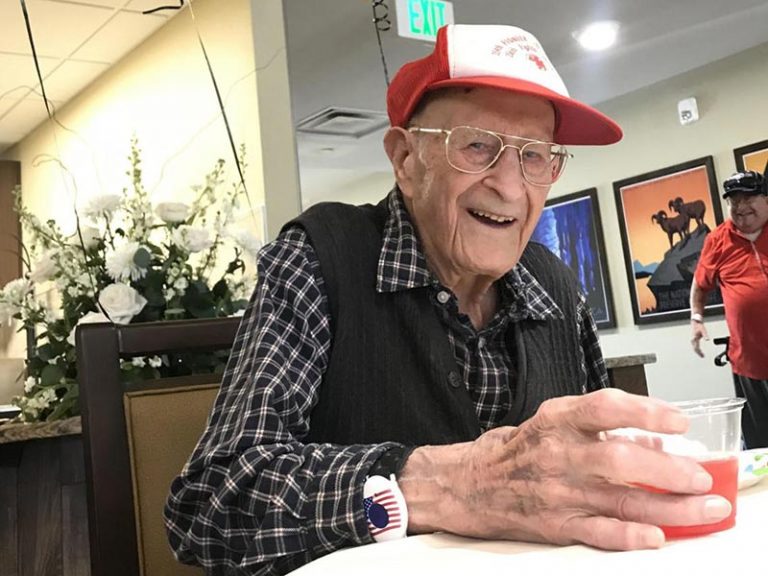 Resident Earl Depner Turns 102!