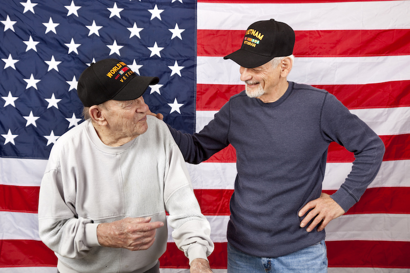 World War II senior veterans